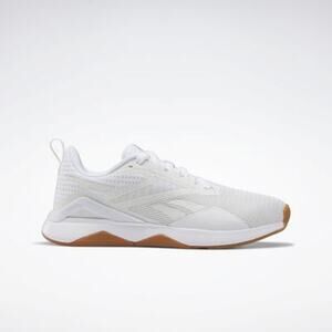NWT Reebok Women's Nanoflex TR 2.0 Cross Trainer, White/Pure Grey/Gum-Size11